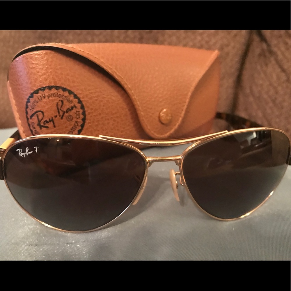 Authentic Ray-Ban Gold Aviators Model: RB3509